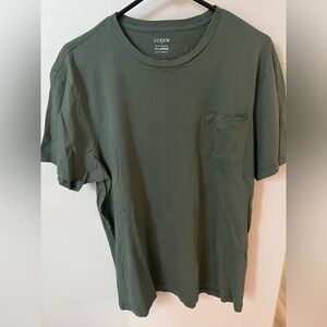 J. Crew T shirt. Size XL. Olive Green